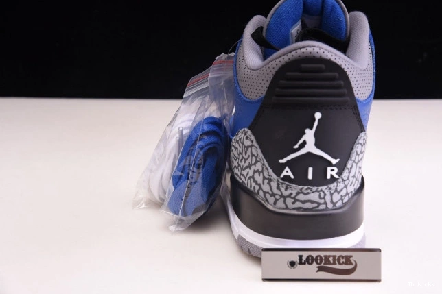 Reps TBK Royal' Jordan CT8532 400 - Retro 3 Air 'Varsity 0801